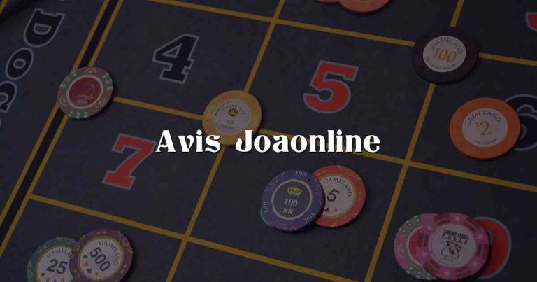 Avis Joaonline