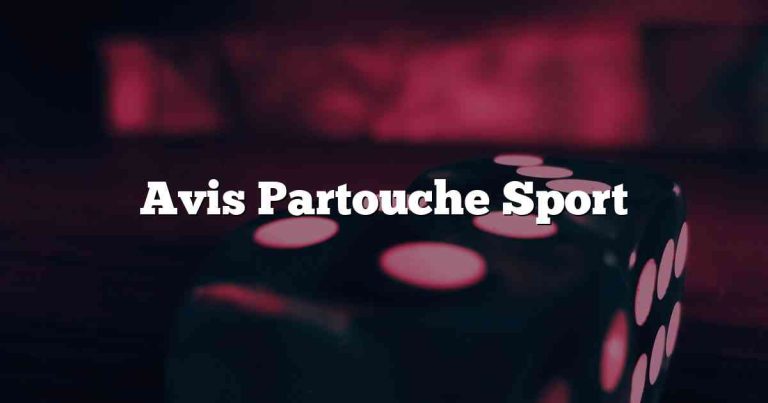Avis Partouche Sport