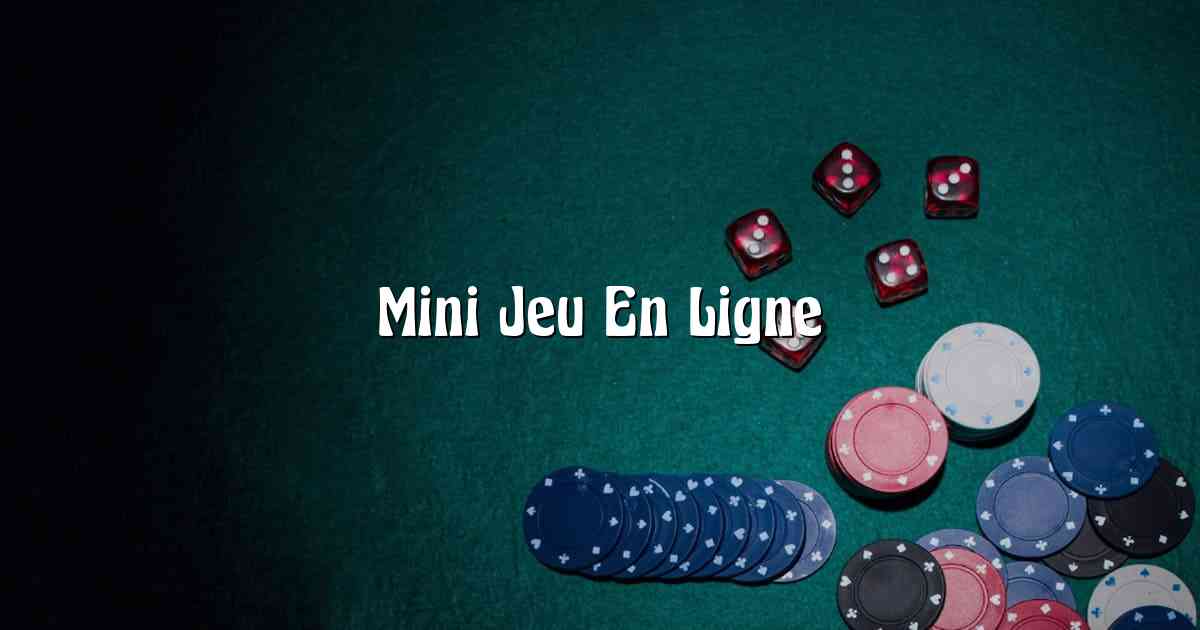 Mini Jeu En Ligne