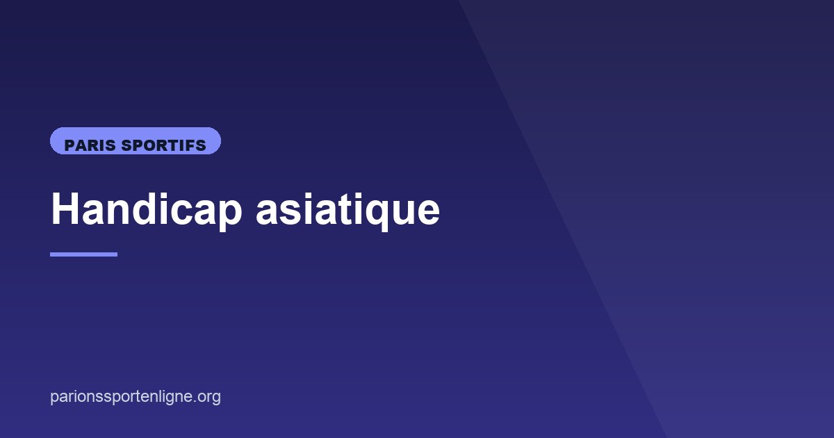 Illustration de l'article consacré au handicap asiatique