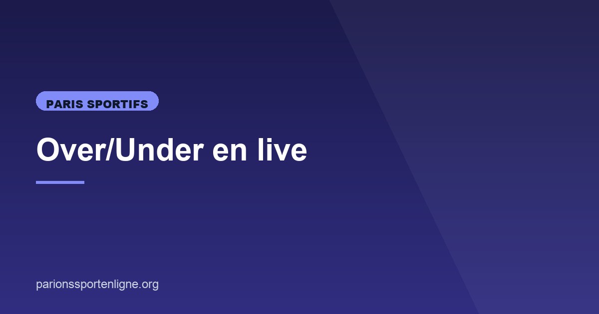 Illustration de l'article consacré aux paris Over/Under